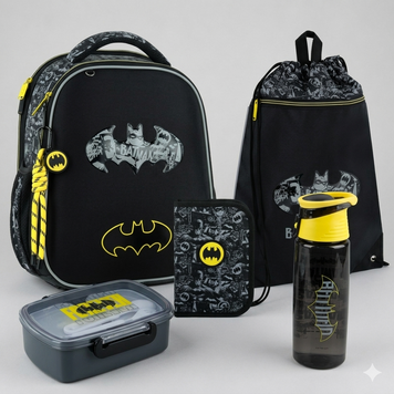 Шкільний набір 5в1 Kite Education DC Comics SET_DC26-555S  SET_DC26-555S фото