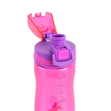 Бутылочка для воды Kite Stephania K22-395-05, 650 мл, розовая K22-395-05 фото