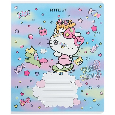Зошит шкільний Kite Hello Kitty HK23-237, 18 аркушів, лінія HK23-237 фото
