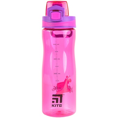 Пляшечка для води Kite Stephania K22-395-05, 650 мл, рожева K22-395-05 фото