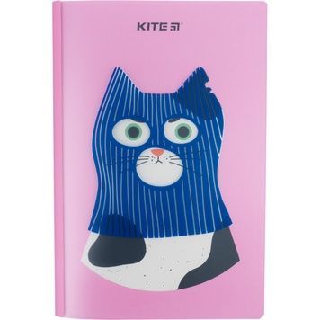Блокнот пластиковий Kite Gangster cat K22-460-3, А5+, 40 аркушів, клітинка K22-460-3 фото