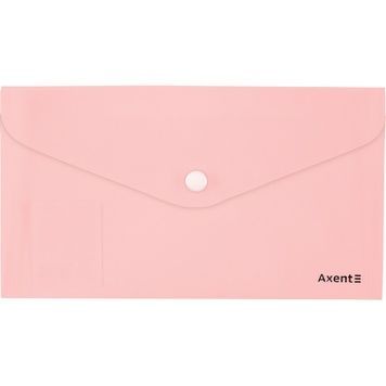 Папка-конверт на кнопке Axent Pastelini 1414-10-A, розовая 1414-10-A фото