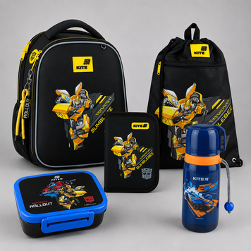 Шкільний набір 5в1 Kite Education Transformers SET_TF26-555S SET_TF26-555S фото