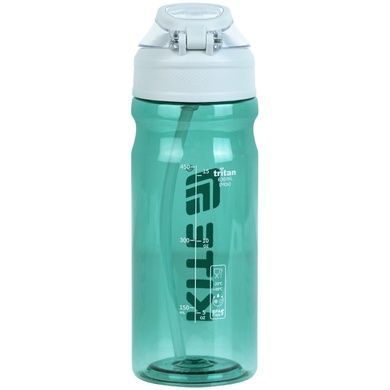 Пляшечка для води Kite K26-1315-1, 630 мл, зелено-сіра K26-1315-1 фото