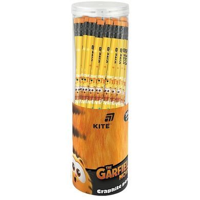 Карандаш графитный трёхгранный с ластиком Kite Garfield GF25-046 GF25-046 фото