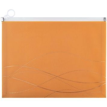 Папка на молнии zip-lock, А4 Waves-1 1497-40-A фото