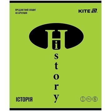 Тетрадь предметная Kite Bright K25-240-14, 48 листов, клетка, история K25-240-14 фото