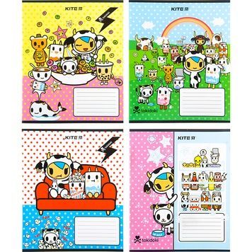 Зошит шкільний Kite tokidoki TK22-235, 12 аркушів, коса лінія TK22-235 фото