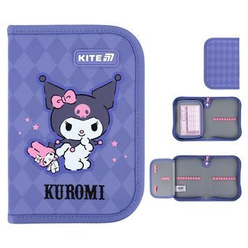 Пенал без наполнения Kite Kuromi HK25-621-2, 1 отделение, 1 отворот HK25-621-2 фото