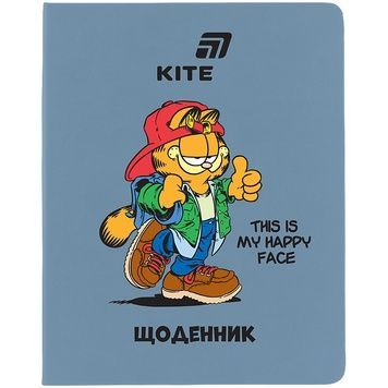 Щоденник шкільний Kite Garfield GF26-283, м'яка обкладинка, PU GF26-283 фото