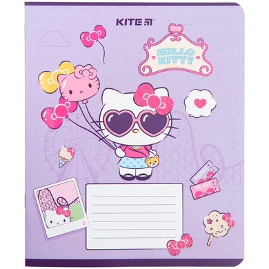 Зошит шкільний Kite Hello Kitty HK23-236, 18 аркушів, клітинка HK23-236 фото