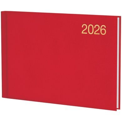 Щотижневик 2026 кишеньк. Miradur з/т червоний 73-755 60 206 фото