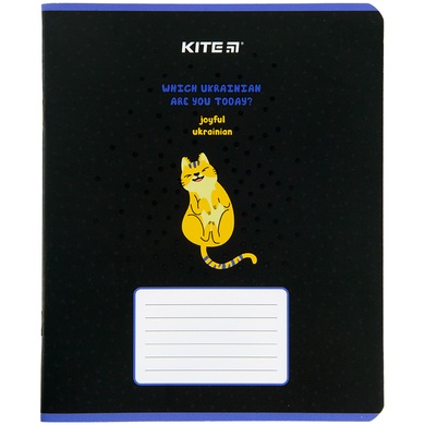 Зошит Kite Українські котики K22-259-4, 48 аркушів, клітинка K22-259-4 фото