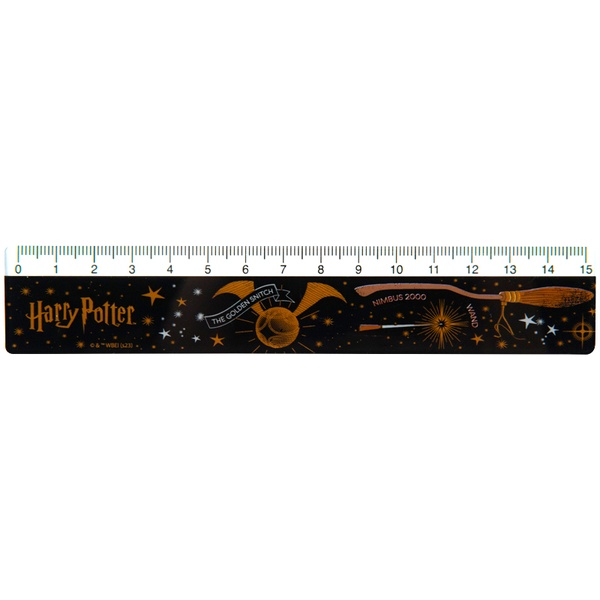 Линейка пластиковая Kite Harry Potter HP23-090, 15 см HP23-090 фото