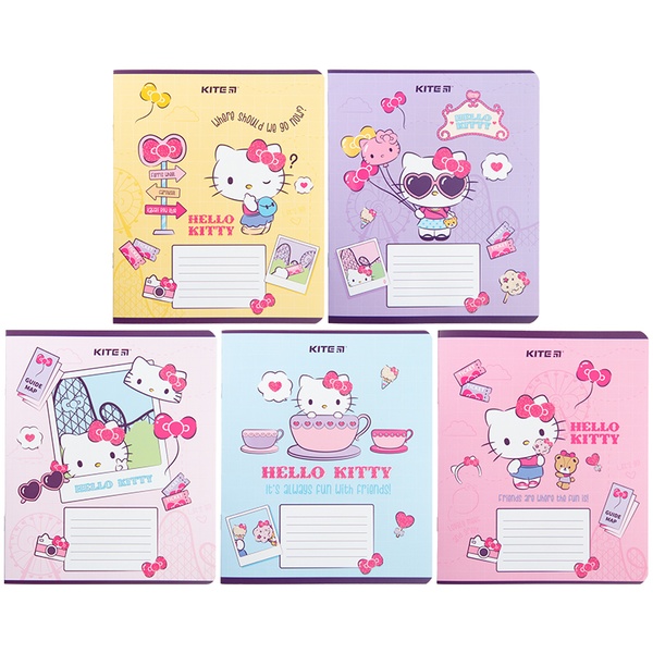 Тетрадь школьная Kite Hello Kitty HK23-236, 18 листов, клетка HK23-236 фото