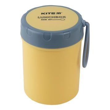 Ланчбокс круглий Kite K23-187-1, 450 мл, жовтий K23-187-1 фото