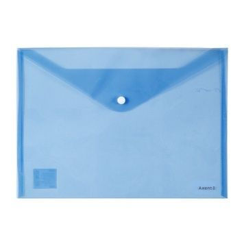 Папка на кнопке Axent 1402-22-A, А4, глянцевая, синяя 1402-22-A фото