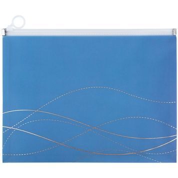 Папка на молнии zip-lock, А4 Waves-2 1497-41-A фото
