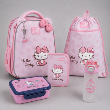 Шкільний набір 5в1 Kite Education Hello Kitty SET_HK26-555S-2 SET_HK26-555S-2 фото