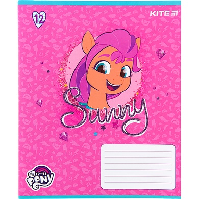 Тетрадь школьная Kite My Little Pony LP22-235, 12 листов, в косую линию LP22-235 фото