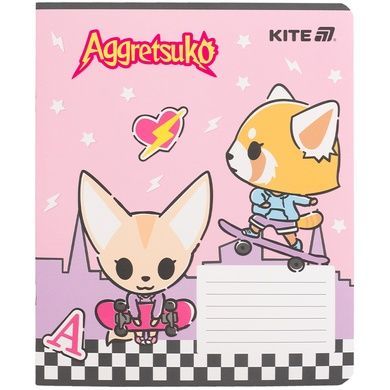 Зошит шкільний Kite Aggretsuko AR25-236, 18 аркушів, клітинка AR25-236 фото