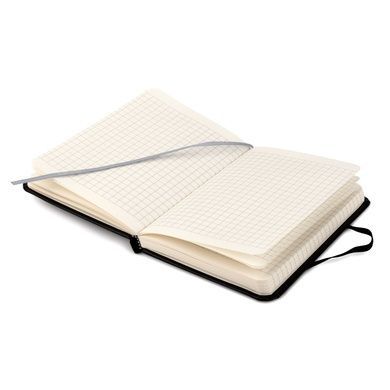Книга записна Axent Partner 8301-01-A, A6-, 95x140 мм, 96 аркушів, клітинка, тверда обкладинка, чорна 8301-01-A фото