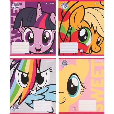 Тетрадь школьная Kite My Little Pony LP21-235, 12 листов, в косую линию LP21-235 фото