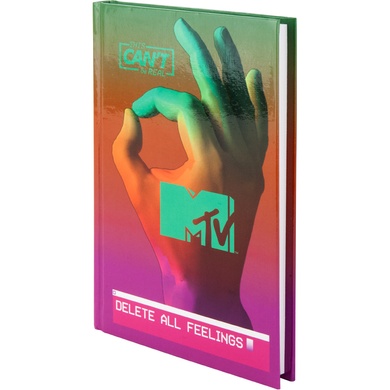 Книга записная Kite MTV MTV20-199-1, твердая обложка А6, 80 листов, клетка MTV20-199-1 фото