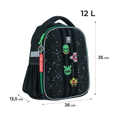 Шкільний набір Kite UFO SET_K24-555S-7 (рюкзак, пенал, сумка) SET_K24-555S-7 фото