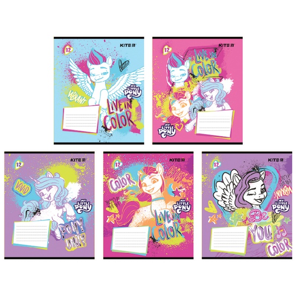 Тетрадь школьная Kite My Little Pony LP24-234, 12 листов, в линию LP24-234 фото