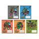 Зошит шкільний Kite Ninjia Turtles NT26-232, 12 аркушів, клітинка