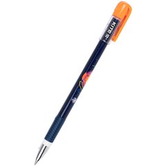 Ручка гелевая "пиши-стирай" Kite Space Skating K21-068-02, синяя