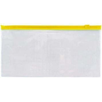 Папка-конверт на молнии zip-lock Axent 1409-26-A, DL, желтая 1409-26-A фото