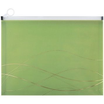 Папка на молнии zip-lock, А4 Waves-3 1497-42-A фото