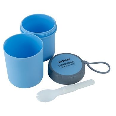 Ланчбокс круглый Kite K23-187-2, 450 мл, голубой K23-187-2 фото