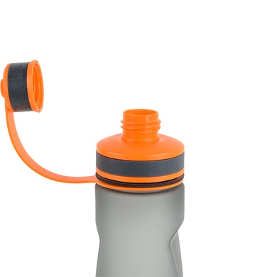 Бутылочка для воды Kite Ukraine K22-398-01, 700 мл, серо-оранжевая K22-398-01 фото