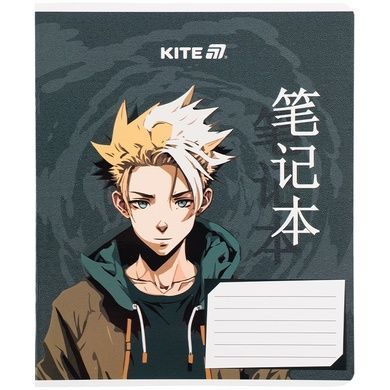 Тетрадь школьная Kite Anime K25-236-1, 18 листов, клетка K25-236-1 фото