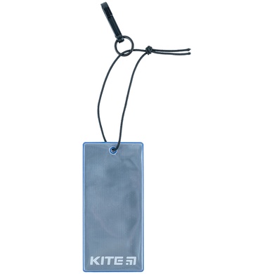 Підвіска м'яка світловідбиваюча Kite K23-109-5, прямокутна, синій індіго K23-109-5 фото