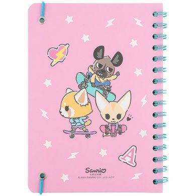 Блокнот на спіралі Kite Aggretsuko AR25-190, A5, 80 аркушів, клітинка AR25-190 фото