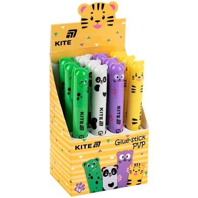 Клей-олівець PVP Kite K25-1133, з фігурним ковпачком, 6г K25-1133 фото