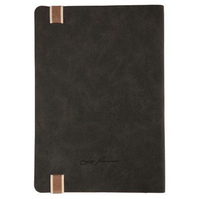 Дневник-деловая записная книжка А5 Leo Planner датированный 2026 "Trend", мягкая, черная, 368 страниц (252693) 252693 фото