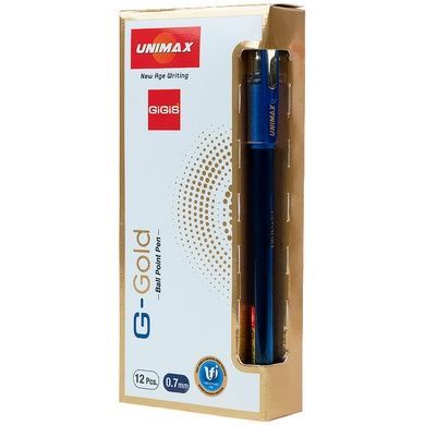 Ручка кулькова G-Gold, синя UX-139-02 фото