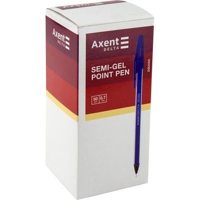 Ручка масляна Axent Delta DB2060-02, 0.7 мм, синя DB2060-02 фото