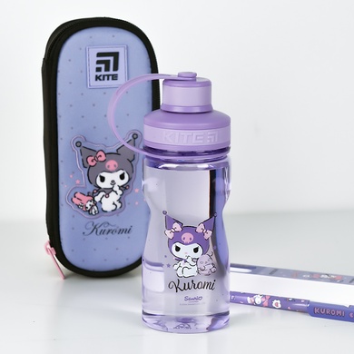 Бутылочка для воды Kite Kuromi HK24-397, 500 мл, фиолетовая HK24-397 фото