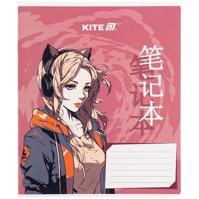 Тетрадь школьная Kite Anime K25-236-1, 18 листов, клетка K25-236-1 фото