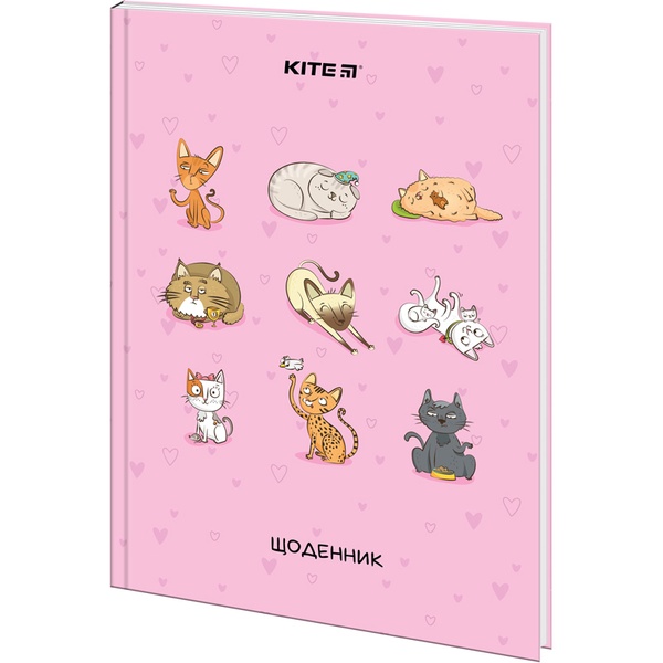 Дневник школьный Kite Cats K22-262-8, твердая обложка K22-262-8 фото