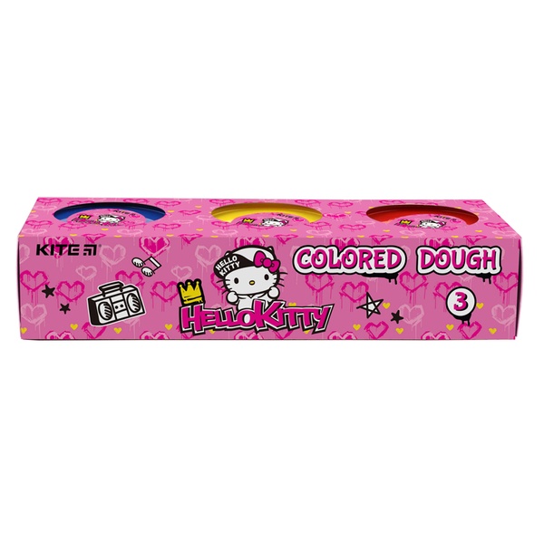 Цветнове тесто для лепки Kite Hello Kitty HK21-151, 3*75 г HK21-151 фото