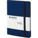 Книга записная Axent Partner Soft 8206-02-A, A5-, 125x195 мм, 96 листов, клетка, гибкая обложка, синяя 8206-02-A фото 2