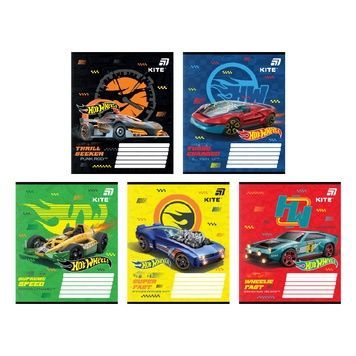 Зошит шкільний Kite Hot Wheels HW26-232, 12 аркушів, клітинка HW26-232 фото