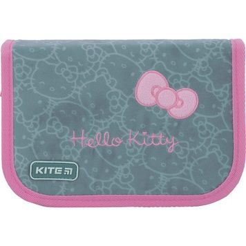 Пенал без наполнения Kite Hello Kitty HK22-622, 1 отделение, 2 отворота HK22-622 фото